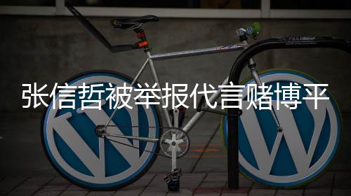 举报 经纪公张信哲被怎么代言赌博平台应回事司回
